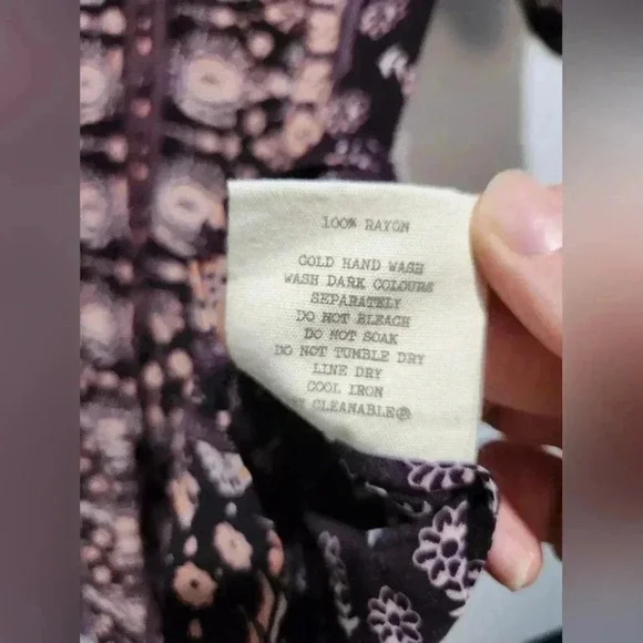 RARE Spell Gypsiana Button-down Shirt Dress size XS - Picture 5 of 9